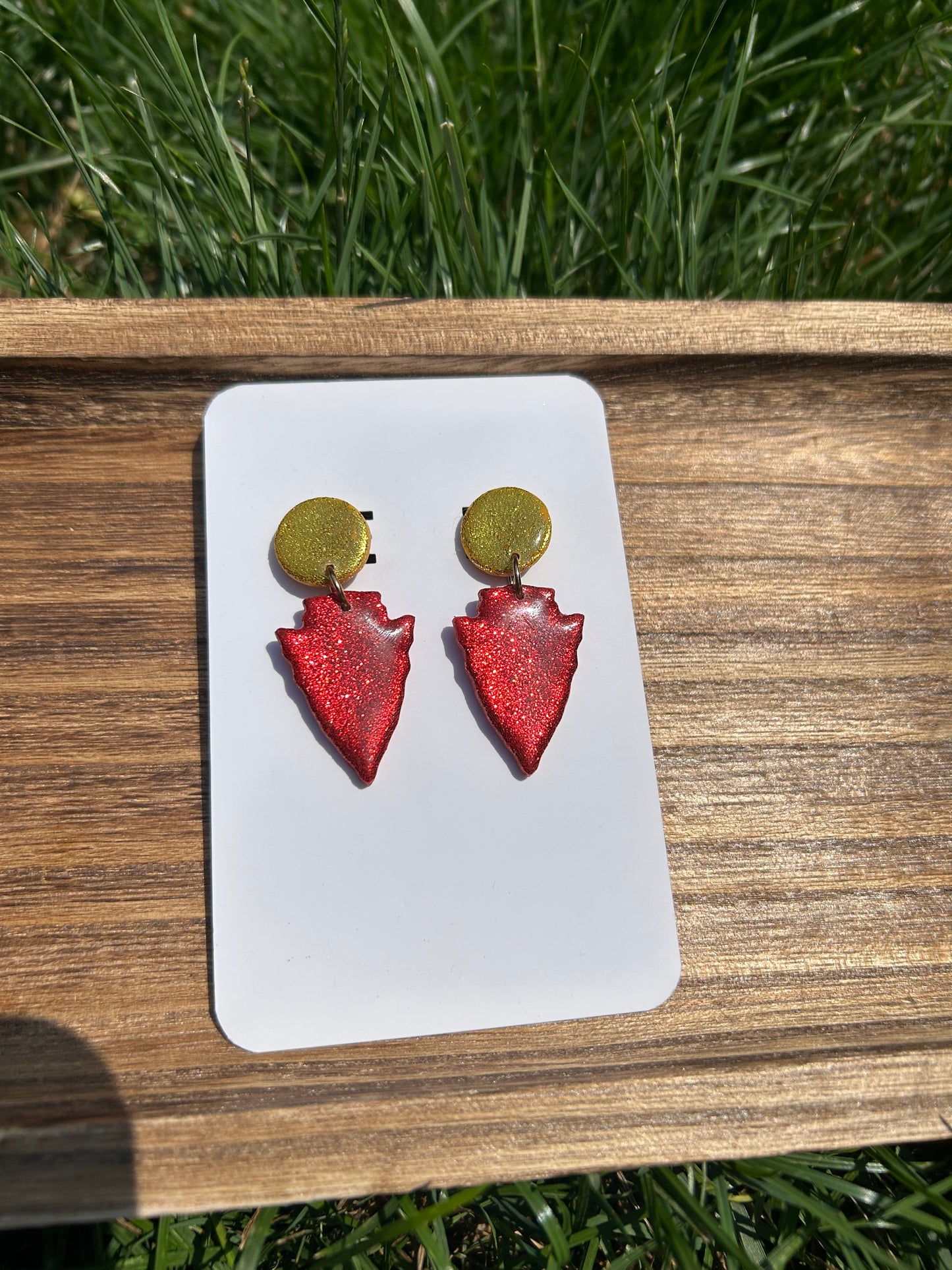 Chiefs Polymer Clay Earrings