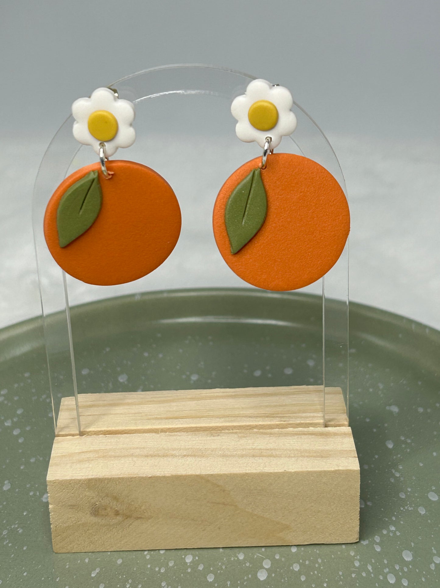 Orange blossom Earrings